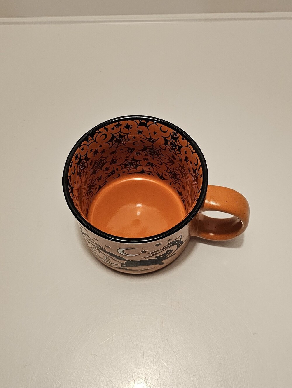 Cobwebs & Cauldrons Black Cat Jack O'Lantern Mug - Picture 5 of 6